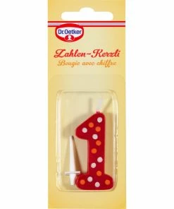Top 10 🥰 Dr.Oetker Bougie En Forme De Chiffre 1 1 Pièce/s - Décoration De Pâtisseries 🔔