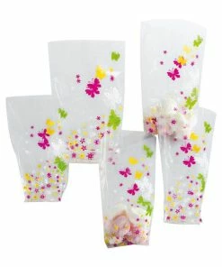 Vente flash ❤️ Folia Sac Transparent Cellophan Frühling Multicolore - Emballage Cadeau 💯