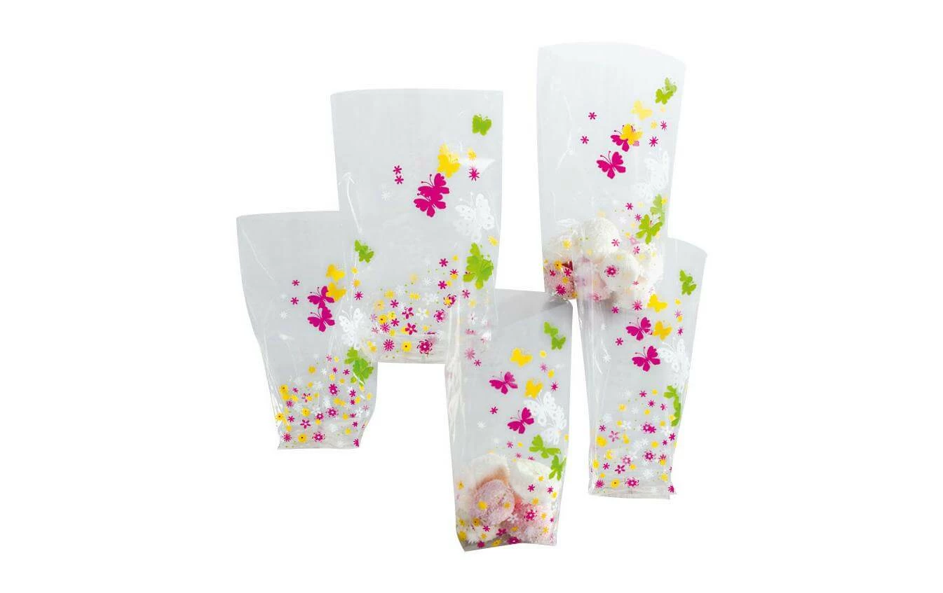 Tout neuf 😀 Folia Sac Transparent Cellophan Frühling Multicolore - Emballage Cadeau ✨ 3 Tout neuf 😀 Folia Sac Transparent Cellophan Frühling Multicolore - Emballage Cadeau ✨