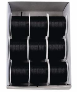 De gros 🎁 GOLDINA Ruban Cadeau Satin 3 Mm X 10 M, Noir - Emballage Cadeau ❤️