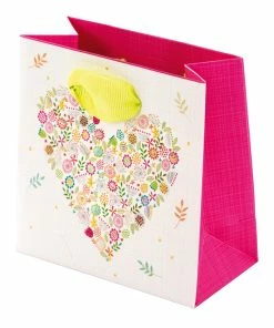 Tout neuf 🔥 Goldbuch Sac Cadeau Flowers In The Heart Multicolore - Emballage Cadeau 🤩