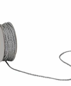 Meilleur prix ⭐ Spyk Ruban Cadeau Cordon Cubain 1.5 Mm X 6 M, Argenté - Emballage Cadeau ✨