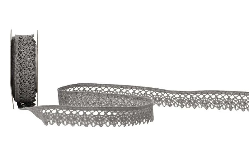 Sortie 🤩 Spyk Ruban Cadeau Cubino Spitzen 14 Mm X 2 M, Gris - Emballage Cadeau 🧨 3 Sortie 🤩 Spyk Ruban Cadeau Cubino Spitzen 14 Mm X 2 M, Gris - Emballage Cadeau 🧨