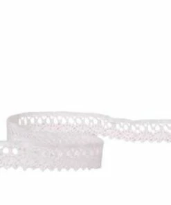 Meilleure affaire 😉 Spyk Ruban Cadeau Cubino Spitzen 14 Mm X 2 M, Blanc - Emballage Cadeau 🔔