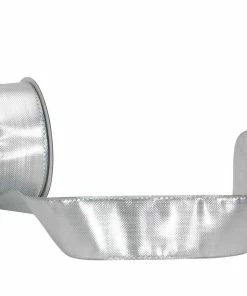 Vente flash 👏 Spyk Ruban Cadeau Monte Carlo 25 Mm X 4 M, Argenté - Emballage Cadeau ✨