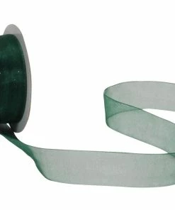 Meilleure vente 👍 Spyk Ruban Cadeau Organsa 15 Mm X 8 M, Vert Foncé - Emballage Cadeau 🥰
