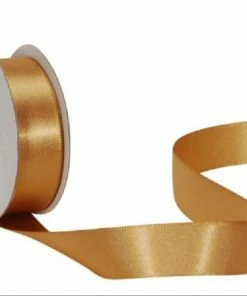 Bon marché 💯 Spyk Ruban Cadeau Satin 16 Mm X 5 M, Doré - Emballage Cadeau ✨