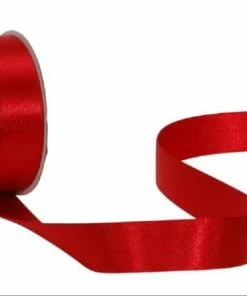 Meilleure vente ⭐ Spyk Ruban Cadeau Satin 16 Mm X 5 M, Rouge - Emballage Cadeau 🌟
