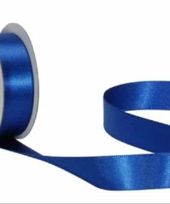 Meilleure vente 😍 Spyk Ruban Cadeau Satin 16 Mm X 5 M, Bleu Royal - Emballage Cadeau 🧨
