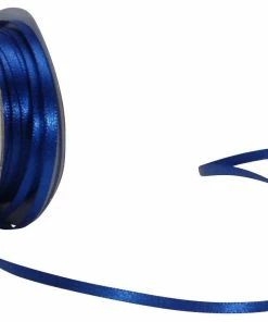 Bon marché 😉 Spyk Ruban Cadeau Satin 3 Mm X 8 M, Bleu - Emballage Cadeau 😉