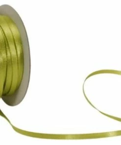 Meilleure vente ❤️ Spyk Ruban Cadeau Satin 3 Mm X 8 M, Vert - Emballage Cadeau ❤️