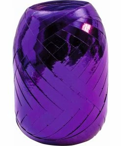 Promo ⭐ Stewo Ruban Cadeau Metallic Violet - Emballage Cadeau 🎉