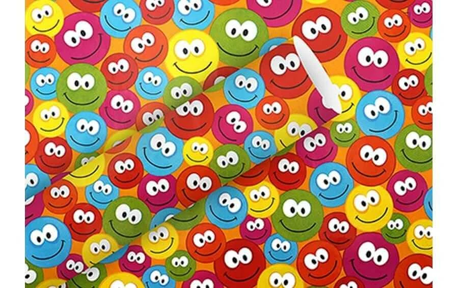 Coupon 🔔 Braun + Company Papier Cadeau Just Smileys 70 Cm X 2 M, 80 G/m², Multicolore - Emballage Cadeau 💯 3 Coupon 🔔 Braun + Company Papier Cadeau Just Smileys 70 Cm X 2 M, 80 G/m², Multicolore - Emballage Cadeau 💯