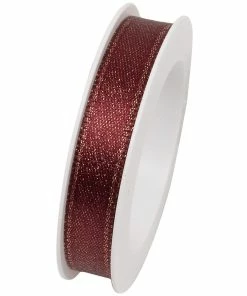 Coupon 👏 Braun + Company Ruban Cadeau Brilliant 10 Mm X 3 M, Bordeaux - Emballage Cadeau 🎉