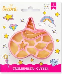 Meilleure vente 🌟 Decora Emporte-pièce Pour Biscuits 1 Pièce, Masque De Licorne - Emporte-pièce 🎁
