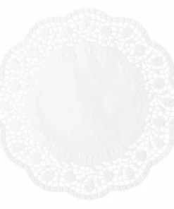 Remise 😉 Demmler Napperons Rose 6 Pièce/s, Blanc, 36 Cm - Décoration De Pâtisseries 👍