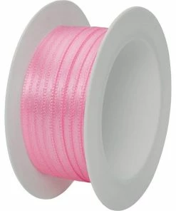 De gros 🔔 Stewo Ruban Cadeau Double Satin 3 Mm X 5 M, Rose - Emballage Cadeau 😀