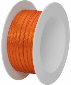 Meilleure affaire ✔️ Stewo Ruban Cadeau Double Satin 3 Mm X 5 M, Orange - Emballage Cadeau ✔️