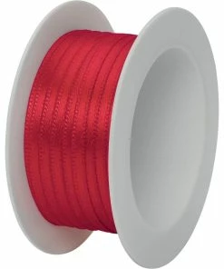 Grosses soldes 😍 Stewo Ruban Cadeau Double Satin 3 Mm X 5 M, Rouge - Emballage Cadeau ✨