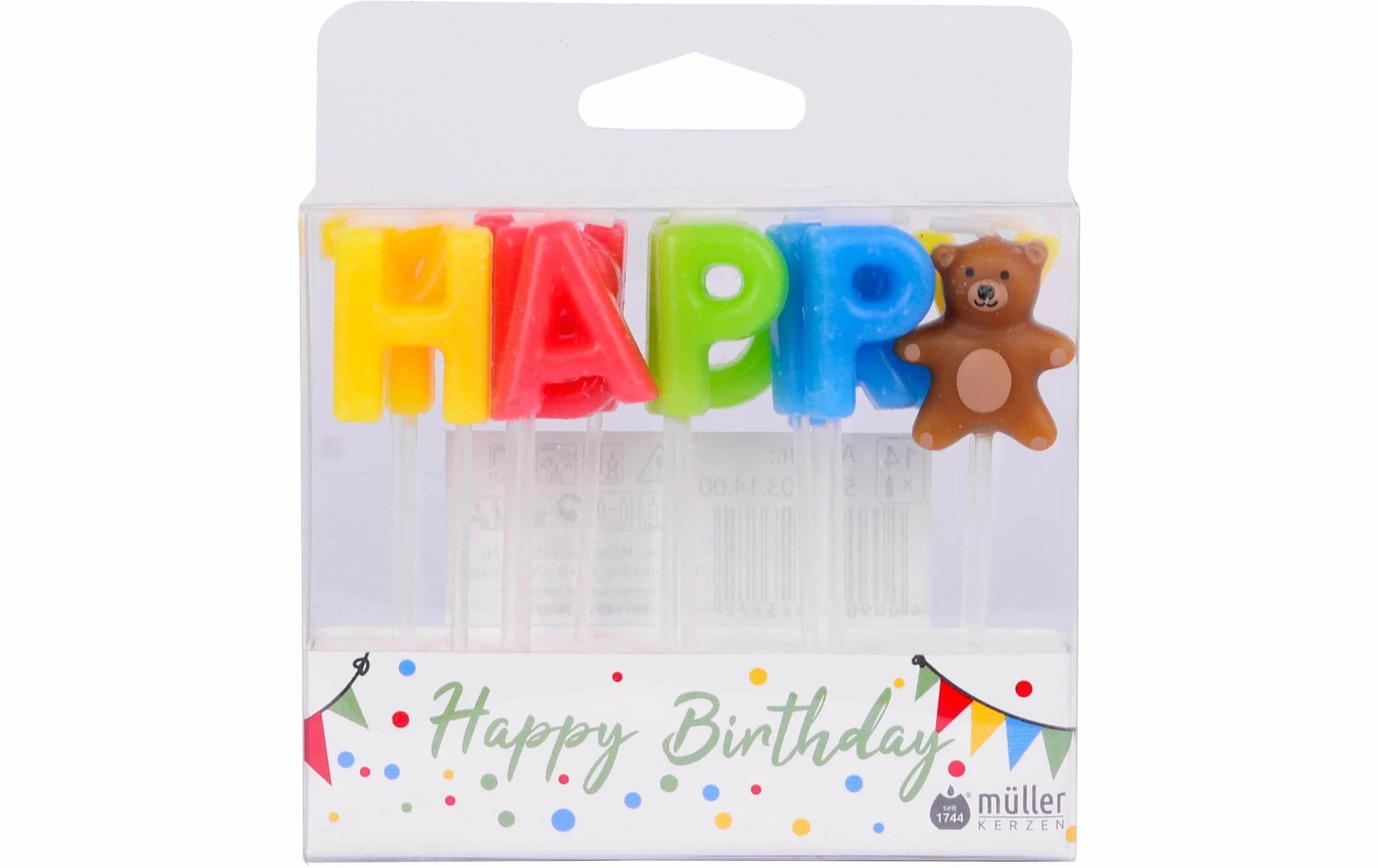 Remise 🥰 Müller Kerzen Bougie «Happy 🎂 Birthday» 14 Pièces - Décoration De Pâtisseries 🧨 3 Remise 🥰 Müller Kerzen Bougie «Happy 🎂 Birthday» 14 Pièces - Décoration De Pâtisseries 🧨