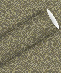 Acheter 🛒 Braun + Company Papier Cadeau Minidots 70 Cm X 2 M, Gris/Or - Emballage Cadeau 👏