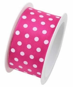 Meilleure affaire 👍 Braun + Company Ruban Cadeau Hot Spots 40 Mm X 2 M, Rose - Emballage Cadeau 💯