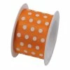 Meilleure affaire 🥰 Braun + Company Ruban Cadeau Hot Spots 40 Mm X 2 M, Orange - Emballage Cadeau 🥰