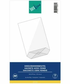 Offres 😉 Büroline Sac Transparent 16 X 27 Cm, 10 Pièces, Transparent - Emballage Cadeau ✔️