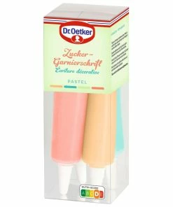 Promo 💯 Dr.Oetker Kits De Colorants Alimentaires «Pastel» Abricot/Bleu/Vert/Corail - Décoration De Pâtisseries 💯