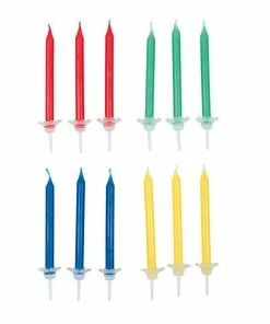 Grosses soldes 💯 Rico Design Bougie Set Basic Avec Support, 24 Pièces - Décoration De Pâtisseries 😉