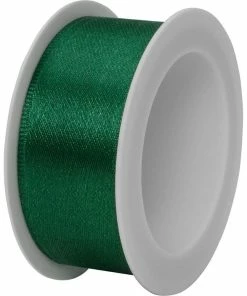 Le moins cher ✨ Stewo Ruban Cadeau Double Satin 25 Mm X 3 M, Vert Foncé - Emballage Cadeau ⭐