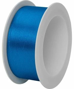 Le moins cher 😍 Stewo Ruban Cadeau Double Satin 25 Mm X 3 M, Bleu Foncé - Emballage Cadeau ✨