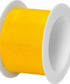 Offres 💯 Stewo Ruban Cadeau Organza 40 Mm X 4 M, Jaune - Emballage Cadeau 🌟