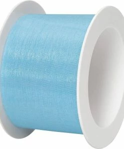 Meilleure vente ⌛ Stewo Ruban Cadeau Organza 40 Mm X 4 M, Bleu - Emballage Cadeau ❤️