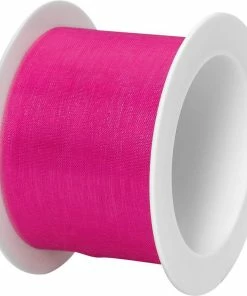 Meilleure affaire 😉 Stewo Ruban Cadeau Organza 40 Mm X 4 M, Rose - Emballage Cadeau 🌟