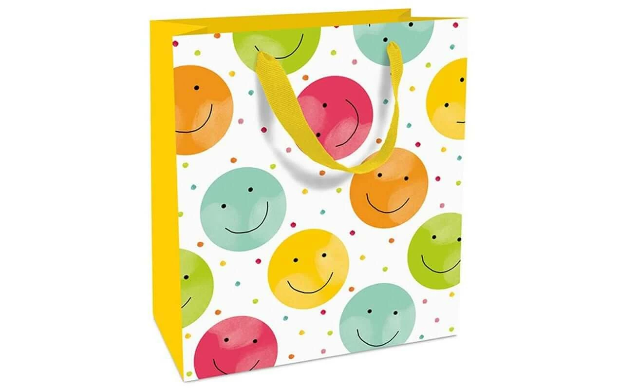 Coupon 🔥 Braun + Company Sac Cadeau Happy Smileys 26 X 36 X 13 Cm, Multicolore - Emballage Cadeau 🧨 3 Coupon 🔥 Braun + Company Sac Cadeau Happy Smileys 26 X 36 X 13 Cm, Multicolore - Emballage Cadeau 🧨