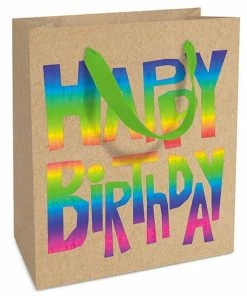 Top 10 🔥 Braun + Company Sac Cadeau Rainbow 🥳 Birthday 18 X 21 X 8 Cm, Multicolore - Emballage Cadeau 🎉