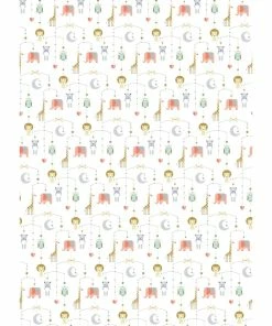 Nouveau 🎉 Cart Papier Cadeau Baby Mobile 1 Rouleau, 70 Cm X 3m - Emballage Cadeau ✨