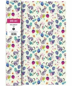 Grosses soldes 😍 Cart Papier Cadeau Raton Laveur 1 Rouleau, 70 Cm X 3m - Emballage Cadeau 🤩