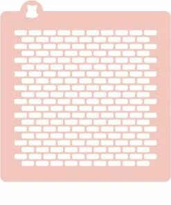 Le moins cher 😍 Cut My Cookies Modèle Briques Blanc - Décoration De Pâtisseries ✨