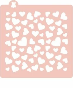 Bon marché ✨ Cut My Cookies Modèle Cœurs Petits Et Grands Blanc - Décoration De Pâtisseries 👍