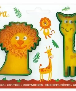 Le moins cher 😉 Decora Kits D’emporte-pièces 2 Pièces, Girafe Et Lion - Emporte-pièce 🥰