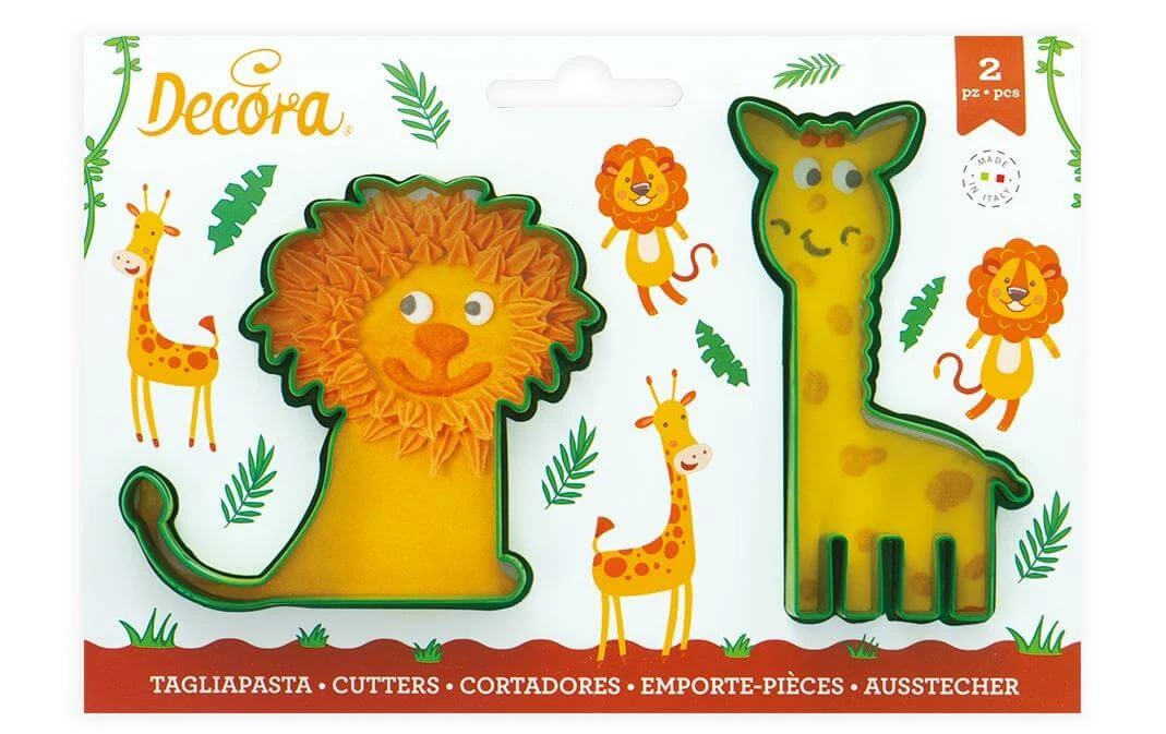 Le moins cher 😉 Decora Kits D’emporte-pièces 2 Pièces, Girafe Et Lion - Emporte-pièce 🥰 3 Le moins cher 😉 Decora Kits D’emporte-pièces 2 Pièces, Girafe Et Lion - Emporte-pièce 🥰