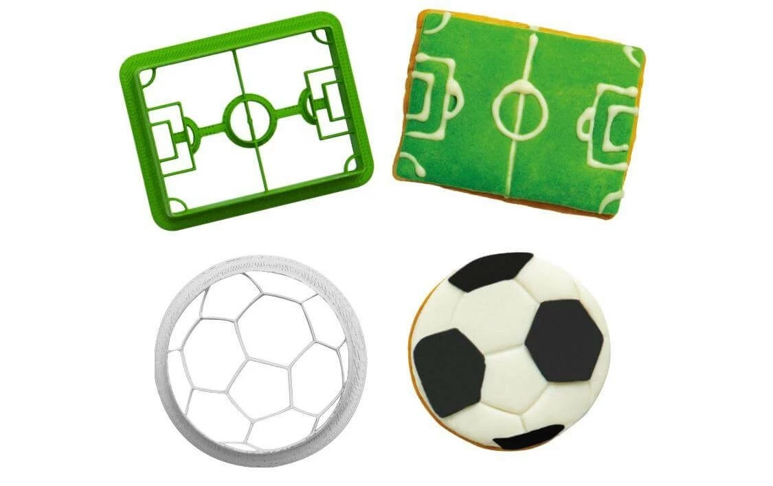 Sortie ❤️ Decora Kits D’emporte-pièces 2 Pièces, Ballon De Foot - Emporte-pièce 🔥 4 Sortie ❤️ Decora Kits D’emporte-pièces 2 Pièces, Ballon De Foot - Emporte-pièce 🔥 – Image 2