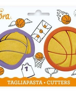Promo 🥰 Decora Kits D’emporte-pièces 2 Pièces, Basket-ball - Emporte-pièce 🎉