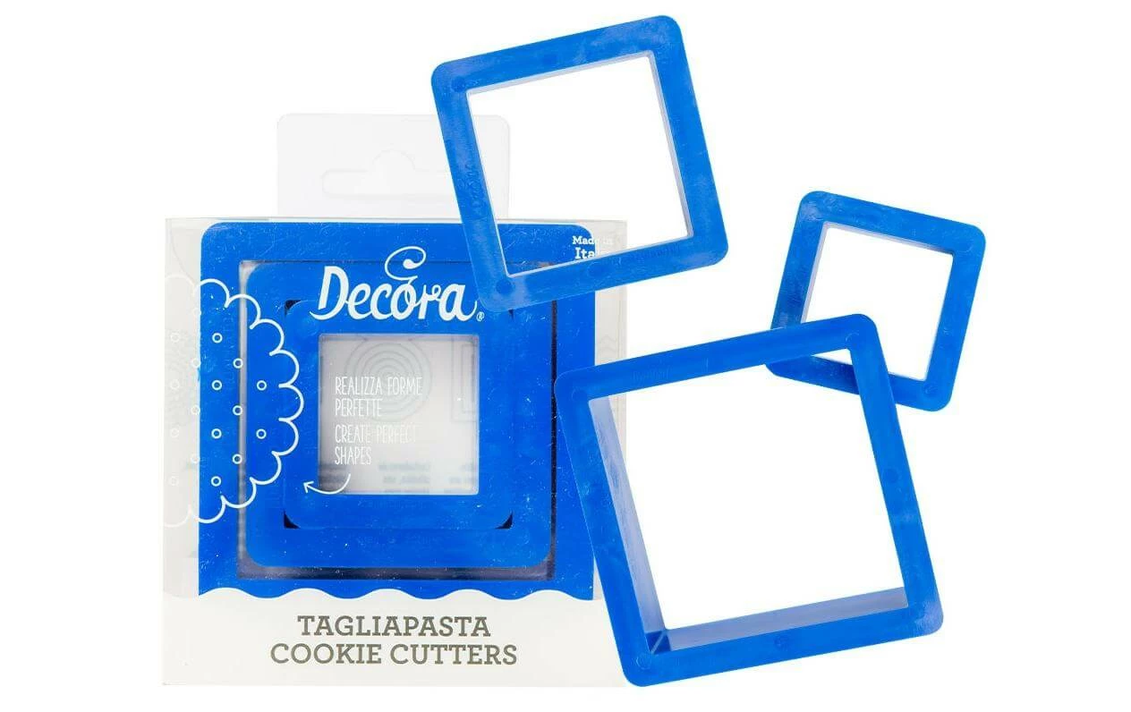 Acheter 🎁 Decora Kits D’emporte-pièces 3 Pièces, Carré - Emporte-pièce ⌛ 3 Acheter 🎁 Decora Kits D’emporte-pièces 3 Pièces, Carré - Emporte-pièce ⌛