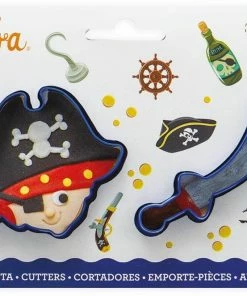 Sortie 😀 Decora Kits D’emporte-pièces Mini 2 Pièces, Pirate - Emporte-pièce 🛒