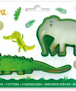 Le moins cher 🎁 Decora Kits D’emporte-pièces Mini 2 Pièces, Crocodile Et éléphant - Emporte-pièce 👍
