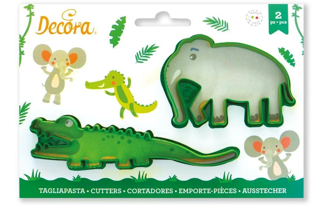 Le moins cher 🎁 Decora Kits D’emporte-pièces Mini 2 Pièces, Crocodile Et éléphant - Emporte-pièce 👍 3 Le moins cher 🎁 Decora Kits D’emporte-pièces Mini 2 Pièces, Crocodile Et éléphant - Emporte-pièce 👍