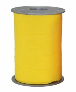 Le moins cher 👏 Pattberg Ruban Cadeau Opak Matt 1 Cm X 200 M: Jaune - Emballage Cadeau ⌛